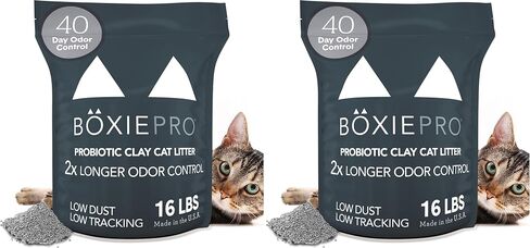 Boxie® Glo™ Natural Attractions™ 30 Day Odor Control UV Cat Litter, 28lb Clumping Clay Kitty Litter in Kuwait