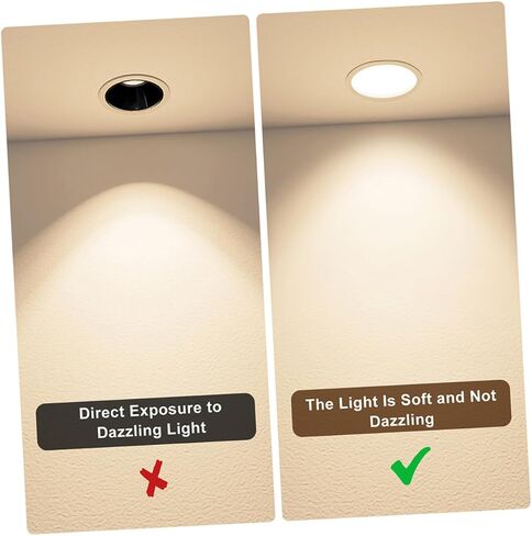 Healifty 20pcs ألواح Downlight Diffusion Diffusion سهلة تثبيت مصباح LED مصباح الظل حتى لتجهيزات مصباح توزيع الضوء متوافقة مع الإضاءة المريحة in Saudi Arabia