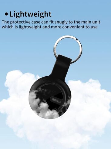 Case for Mili Smart Tracking Tag - Superior Silicone Build, Shockproof & Anti - Slip. Precise Cutouts Ensure Full Functionality.Black+White+Pink+Blue. in Saudi Arabia