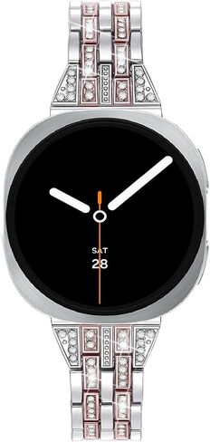 Bling Women Slim Band متوافق مع Samsung Galaxy Watch 8 40mm 44mm/Watch8 Classic 46mm rectybands in Kuwait