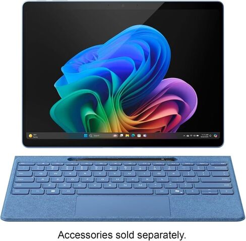 حزمة Microsoft Surface Pro 11 ، 2-in-1 مع لوحة المفاتيح المرنة الياقوت والقلم النحيف ، Copilot+ PC ، 13 "OLED OLED ، Snapdragon X Elite (12 CORE) ، ذاكرة الوصول العشوائي 16 جيجا بايت ، 1 تيرابايت SSD ، Win 11 Pro ، Sapphire in Kuwait