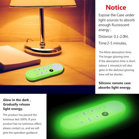 2pcs غطاء عن بُعد متوافق مع Chromecast مع Google TV Voice Remote ، غطاء حالة السيليكون المضاد للانزلاق (أحمر ، أزرق) in Saudi Arabia
