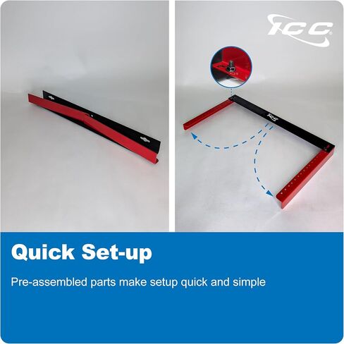 ICC Wall Mount Utility Rack, 5 RMS, Steel Construction for 19-Inch Rack Mount Equipment, Space-Saving Network Rack in Saudi Arabia