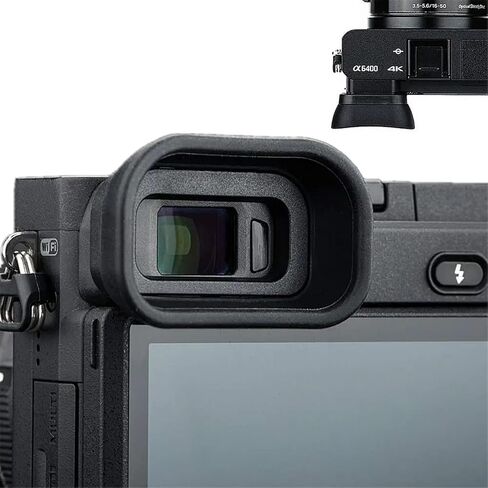 Soft Silicone Camera Viewfinder Eyepiece Extended Eyecup for Sony A6600 A6500 A6400 Eye Cup Protector Replaces for Sony FDA-EP17 in Kuwait