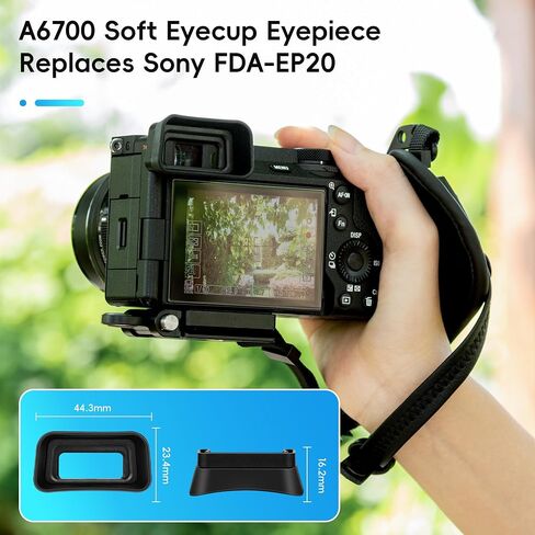 Eyecup + Cooler Kit：Camera Eyecup Replaces Sony FDA-EP20 with Camera Cooler Kit with Magnetic Rechargeable Battery in Saudi Arabia