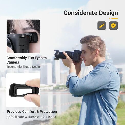 Eyecup + Cooler Kit：Camera Eyecup Replaces Sony FDA-EP20 with Camera Cooler Kit with Magnetic Rechargeable Battery in Saudi Arabia