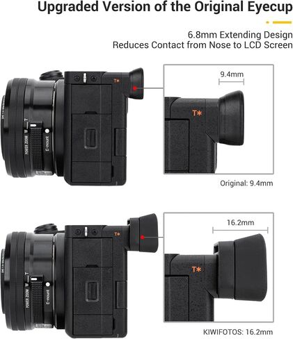 Eyecup + Cooler Kit：Camera Eyecup Replaces Sony FDA-EP20 with Camera Cooler Kit with Magnetic Rechargeable Battery in Saudi Arabia