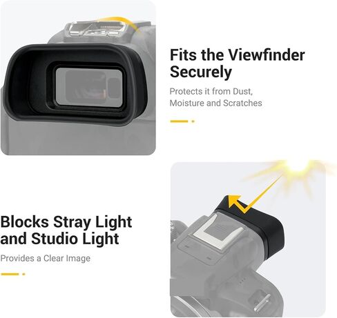 Eyecup Eyepiece Soft Silicon Extended Camera Eye Cup Viewfinder Special Designed for Canon EOS R10 Mirrorless Camera in Saudi Arabia