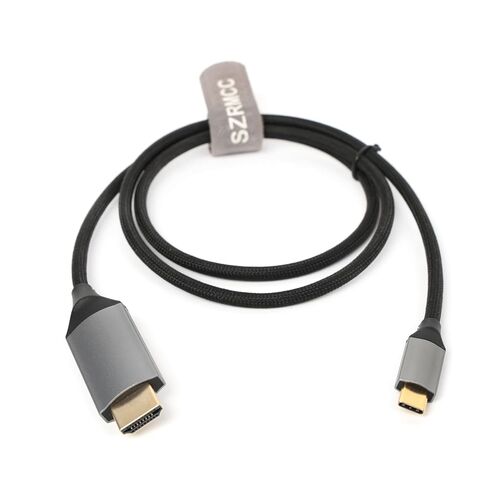 SZRMCC USB Type C to HDMI Monitor Cable 4K@60Hz لـ iPhone 15/16 Thunderbolt 4/3 MacBook iPad Pro Galaxy S/Note/Tab TV ، جهاز العرض (USB C-HDMI Male ، 95cm/3ft) in Saudi Arabia
