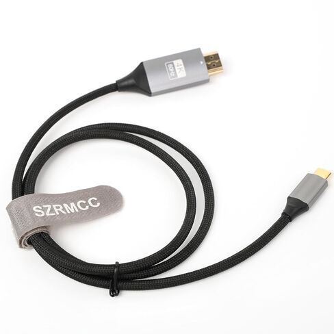 SZRMCC USB Type C to HDMI Monitor Cable 4K@60Hz لـ iPhone 15/16 Thunderbolt 4/3 MacBook iPad Pro Galaxy S/Note/Tab TV ، جهاز العرض (USB C-HDMI Male ، 95cm/3ft) in Saudi Arabia