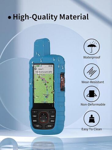 حالة Garmin GPSMAP 67i/66i ، مادة sillence ، امتصاص الصدمات وحماية مكافحة الإسقاط ، البرتقال. in Kuwait
