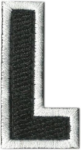 Tactical Letter Patches - Black/White in Saudi Arabia