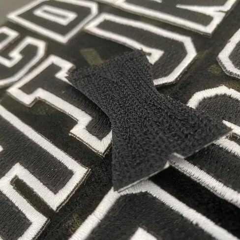 Tactical Letter Patches - Black/White in Saudi Arabia