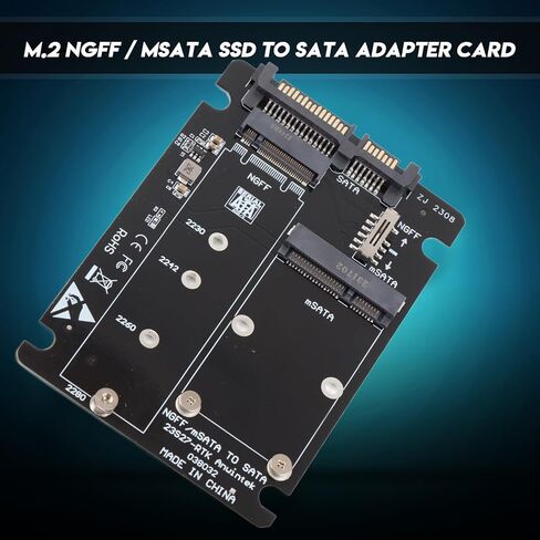 Dioche 2 في 1 M.2 NGFF & MSATA SSD إلى 3.0 بطاقة محول محول القرص الصلب لتحقيق أقصى توافق وأداء مستقر بأحجام وأنظمة متعددة in Saudi Arabia