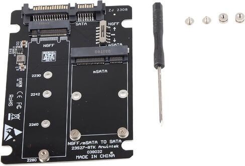 Dioche 2 في 1 M.2 NGFF & MSATA SSD إلى 3.0 بطاقة محول محول القرص الصلب لتحقيق أقصى توافق وأداء مستقر بأحجام وأنظمة متعددة in Saudi Arabia