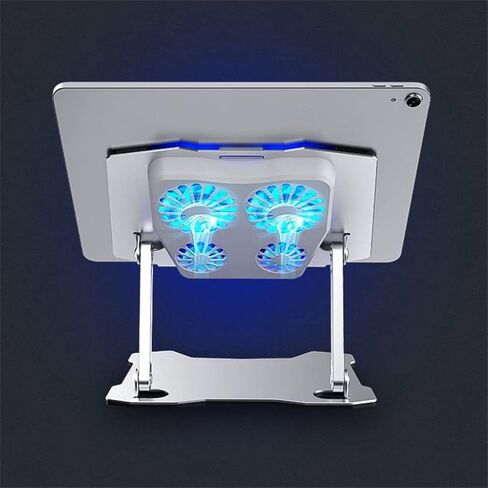 Tablet PC Cooling Adjustable Aluminum Stand Laptop Stand Portable Laptop Accessories Cooler Stand in Saudi Arabia