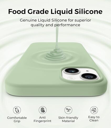 Aotesier Shockproof مصممة لحالة iPhone 14 Pro Max ، [سيليكون من الدرجة الغذائية] [حماية إسقاط عسكري] مع حالة هاتف واقية مضادة للبطانة لـ 14 Promax ، 6.7 بوصة ، شوكولاتة in Kuwait