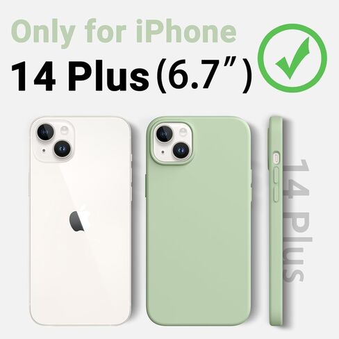Aotesier Shockproof مصممة لحالة iPhone 14 Pro Max ، [سيليكون من الدرجة الغذائية] [حماية إسقاط عسكري] مع حالة هاتف واقية مضادة للبطانة لـ 14 Promax ، 6.7 بوصة ، شوكولاتة in Kuwait
