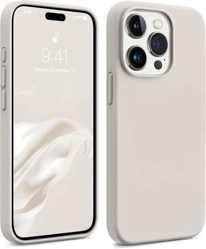 Aotesier Shockproof مصممة لحالة iPhone 14 Pro Max ، [سيليكون من الدرجة الغذائية] [حماية إسقاط عسكري] مع حالة هاتف واقية مضادة للبطانة لـ 14 Promax ، 6.7 بوصة ، شوكولاتة in Kuwait