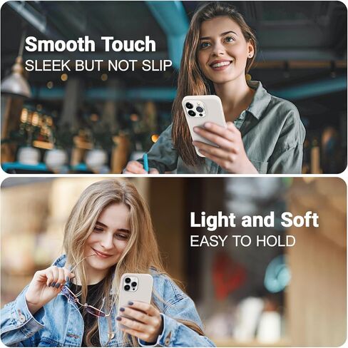 Aotesier Shockproof مصممة لحالة iPhone 14 Pro Max ، [سيليكون من الدرجة الغذائية] [حماية إسقاط عسكري] مع حالة هاتف واقية مضادة للبطانة لـ 14 Promax ، 6.7 بوصة ، شوكولاتة in Kuwait