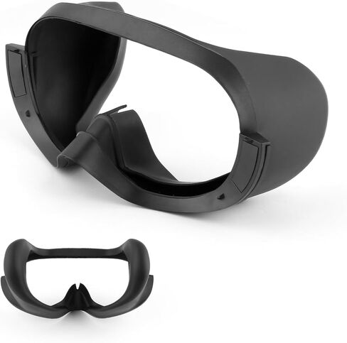 Full Light Blocker for Quest Pro Silicone Facial Interface Magnetically Attaches for Quest Pro VR Face Cover Accessories Protectivecase in Saudi Arabia