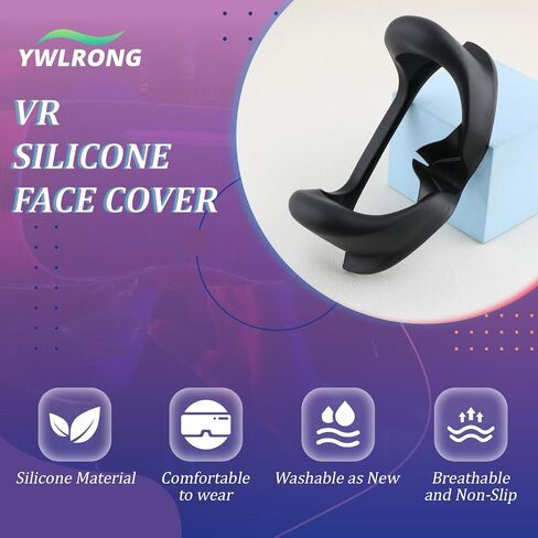 Full Light Blocker for Quest Pro Silicone Facial Interface Magnetically Attaches for Quest Pro VR Face Cover Accessories Protectivecase in Saudi Arabia