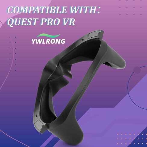 Full Light Blocker for Quest Pro Silicone Facial Interface Magnetically Attaches for Quest Pro VR Face Cover Accessories Protectivecase in Saudi Arabia