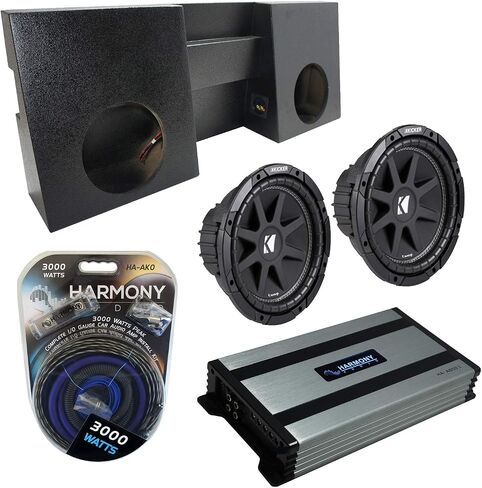 Ammarony Audio متوافق مع 2005-2015 Toyota Tacoma Double Cab Backle Comp C10 in Saudi Arabia