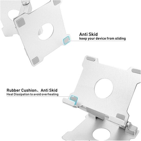 Laptop Stand Adjustable 15Inch Aluminum Tablet Stand Foldable Laptop Stand in Saudi Arabia