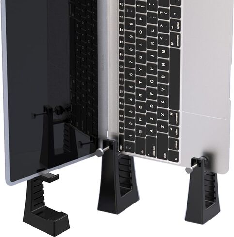 جهاز الكمبيوتر المحمول للشاشة الرأسية ، دعم الكمبيوتر المحمول المحمول ، ABS Plastic Stand لأجهزة الكمبيوتر المحمولة ، حامل أجهزة الكمبيوتر المحمولة العمودية in Kuwait