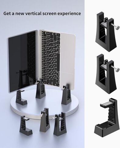 جهاز الكمبيوتر المحمول للشاشة الرأسية ، دعم الكمبيوتر المحمول المحمول ، ABS Plastic Stand لأجهزة الكمبيوتر المحمولة ، حامل أجهزة الكمبيوتر المحمولة العمودية in Kuwait