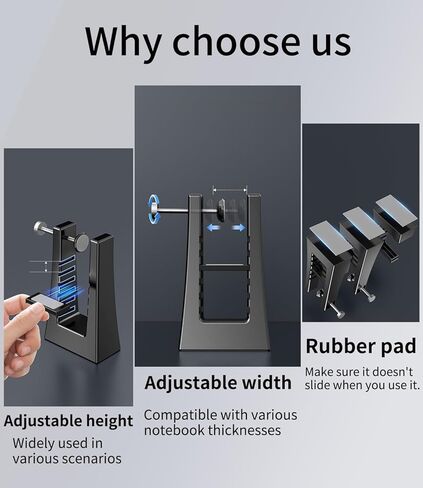 جهاز الكمبيوتر المحمول للشاشة الرأسية ، دعم الكمبيوتر المحمول المحمول ، ABS Plastic Stand لأجهزة الكمبيوتر المحمولة ، حامل أجهزة الكمبيوتر المحمولة العمودية in Kuwait