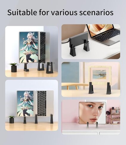 جهاز الكمبيوتر المحمول للشاشة الرأسية ، دعم الكمبيوتر المحمول المحمول ، ABS Plastic Stand لأجهزة الكمبيوتر المحمولة ، حامل أجهزة الكمبيوتر المحمولة العمودية in Kuwait