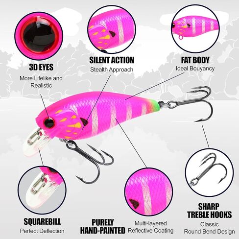 LUCKY CRAFT Fat CB BDS Magic 1.2, Crank Action Perfect Wobbling Freshwater Lake Bass Fishing Champion Bait in Saudi Arabia
