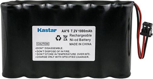 Kastar 2Pack Battery Replacement for Panasonic 2.4 GHz Cordless Station Unit KXTG2000B (BACKUP) KXTG2000B -BACKUP KXTG4000B (BACKUP) KXTG4000B -BACKUP KX-TG4000B Systems with Hearing Aid Compatibility in Saudi Arabia