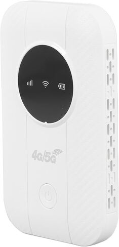 4G 5G Mobile Hotspot, 300Mbps High Speed Hotspot Router Up to 10 Devices with SIM Card Slot, 2100 mAH Rechargeable Portable 4G LTE Router, for Travel, Business Trip, Work in Saudi Arabia