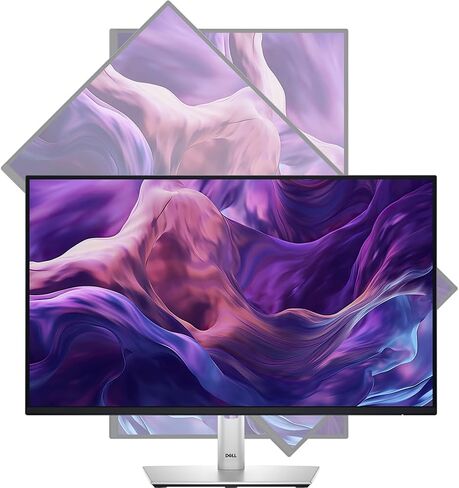 Dell P2425H 24 "Full HD 1080p 16: 9 شاشة LED مزدوجة ، حزمة سوداء/فضية مع 2x Deco Gear 6fts Universal 4K HDMI 2.0 مع 28AWG PURE COPPER CONCEL in Kuwait