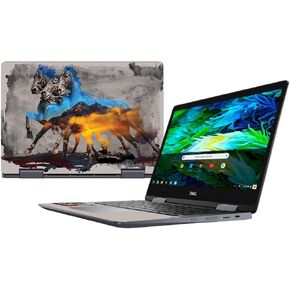 Mayyskins Skin متوافق مع Dell Inspiron Chromebook 14 "(2018) - الخيول الجبلية | غلاف ملفات فينيل ودائم وفريدة من نوعها in Kuwait