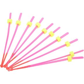 Ice Fishing Rod Tip, 10Pcs Ice Fishing Rod ABS Mini Top Section Fishing Tackle Extension Pole for Winter Fishing Accessory (12cm) in Saudi Arabia