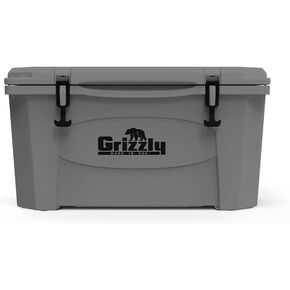 Grizzly 45 مبرد | 45 Qt ict chest dontomolded ongined | صنع في الولايات المتحدة | ضمان للحياة | لقوارب الشاطئ تخييم الصيد الصيد | G45 in Kuwait