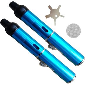 Handheld Inflatable Torch Lighter,Portable Multifunctional All-in-One Tube Built-in Detachable Lighter,Outdoor,Indoor,Camping,Candle,Birthday,Black(2PCS) in Saudi Arabia