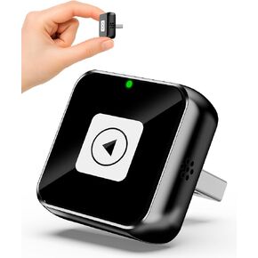 محول CarPlay اللاسلكي ومحول Android Auto - Plug & Play ، Connects Auto ، 5 جيجا هرتز Fast WiFi ، تصميم Mini USB لعام 2016+ مركبات مدفوعة بالسيارات و IOS 10+ & Android 11+ (أسود) in Kuwait
