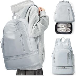 Small Black Gym Backpack for Women Men, Waterproof Gym Track Bag with Expandable Shoe Compartment, Lightweight Mini Casual Daypack Sports Back Pack for Travel Hiking Dance Yoga Fitness Track in Kuwait