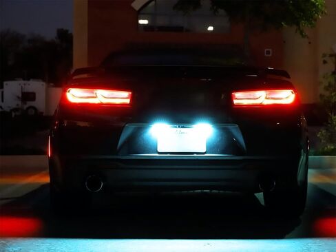 iJDMTOY OEM-Fit 3W Full LED License Plate Light Kit Compatible With 2014-up Chevy Camaro, 2013-15 Chevy Malibu, 2011-up Chevy Volt, 2016-up Chevy Cruze, 18-SMD Xenon White LED & Can-bus Error Free in Saudi Arabia