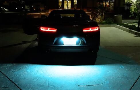 iJDMTOY OEM-Fit 3W Full LED License Plate Light Kit Compatible With 2014-up Chevy Camaro, 2013-15 Chevy Malibu, 2011-up Chevy Volt, 2016-up Chevy Cruze, 18-SMD Xenon White LED & Can-bus Error Free in Saudi Arabia