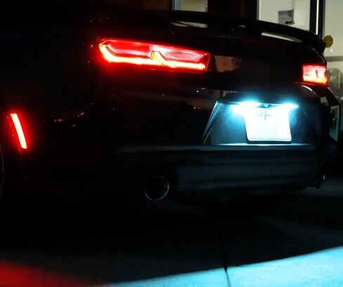 iJDMTOY OEM-Fit 3W Full LED License Plate Light Kit Compatible With 2014-up Chevy Camaro, 2013-15 Chevy Malibu, 2011-up Chevy Volt, 2016-up Chevy Cruze, 18-SMD Xenon White LED & Can-bus Error Free in Saudi Arabia