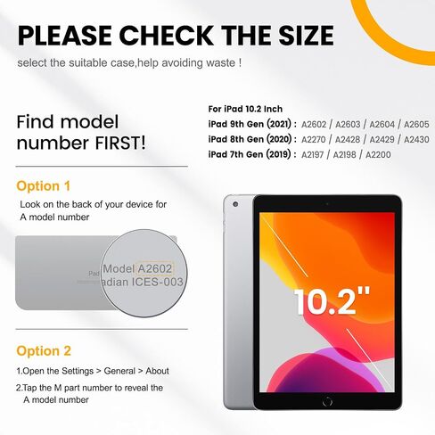 حافظة تايم سيتي لجهاز iPad الجيل العاشر، حافظة iPad 10.9 2022-2023: مع حماية قوية، واقي شاشة، حامل دوار 360 درجة، حزام يد، حزام كتف، حامل أقلام - أسود in Saudi Arabia
