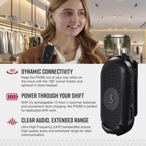 Cobra PX280 Compact Portable FRS Two-Way Radios, IP54 Certified Durability in Saudi Arabia