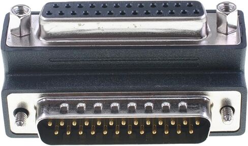 Oiyagai DB25 Right Angle Male to Female Cable Adapter 90 Degree Connector in Saudi Arabia