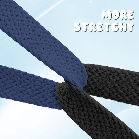 Stretchy Braided Bands Compatible with Gizmo Watch 3 2 1 Band for Kids/Gabb Watch 3e 3 2 1/ SyncUP Kids/Cosmo JrTrack Watch, Soft Breathable Adjustable 20mm Smartwatch Strap for Boys Girls in Kuwait